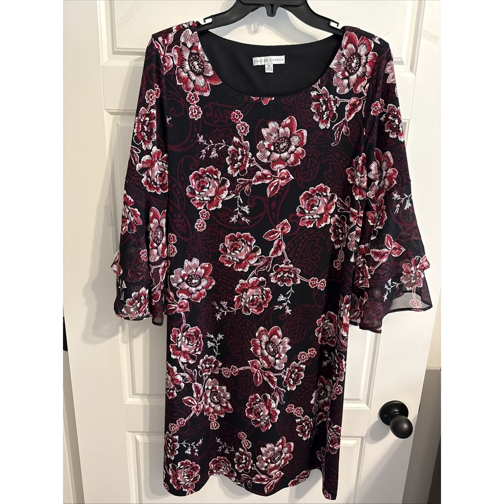 Sandra Darren Women's‎ Multicolor Floral Dress -  Size M